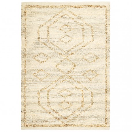 Ковер из джута и переработанного хлопка kolkata из коллекции ethnic, 200х300см