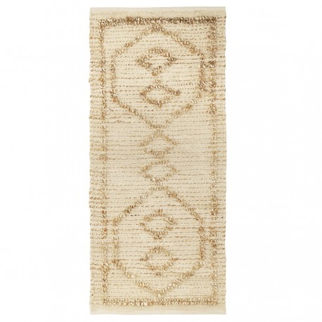 Ковер из джута и переработанного хлопка kolkata из коллекции ethnic, 70x160см