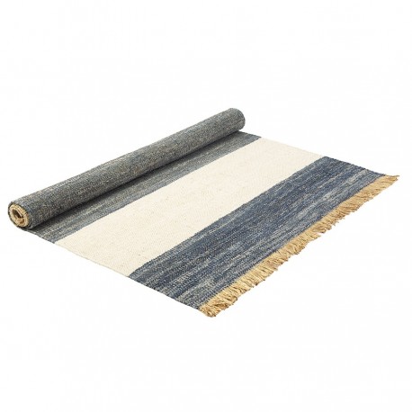 Ковер из джута, денима и шерсти hyderabad из коллекции ethnic, 160х230см
