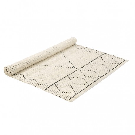 Ковер из переработанного хлопка dispur из коллекции ethnic