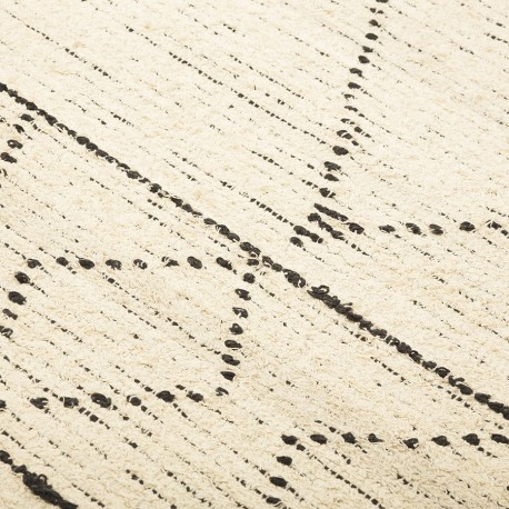 Ковер из переработанного хлопка dispur из коллекции ethnic