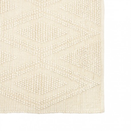 Ковер из шерсти и переработанного хлопка shillong из коллекции ethnic