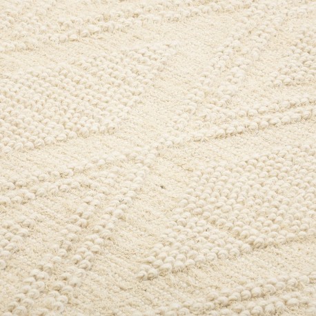 Ковер из шерсти и переработанного хлопка shillong из коллекции ethnic