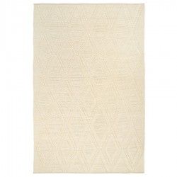 Ковер из шерсти и переработанного хлопка shillong из коллекции ethnic