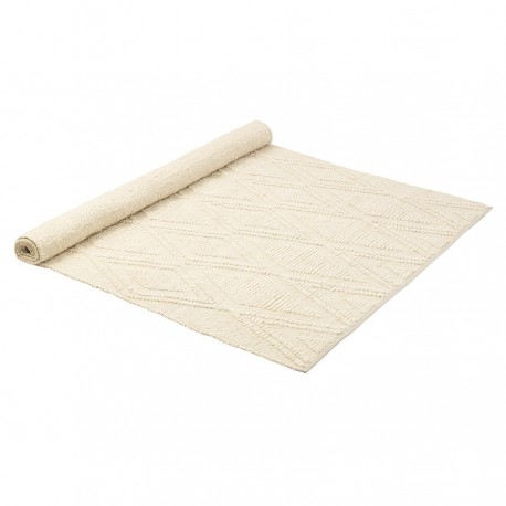 Ковер из шерсти и переработанного хлопка shillong из коллекции ethnic