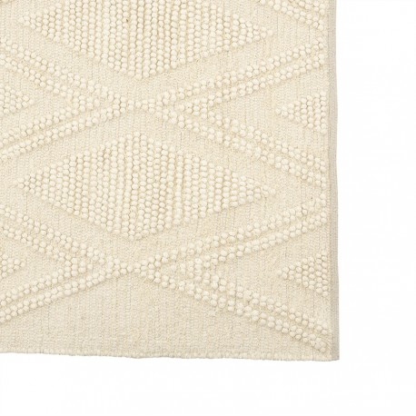 Ковер из шерсти и переработанного хлопка shillong из коллекции ethnic