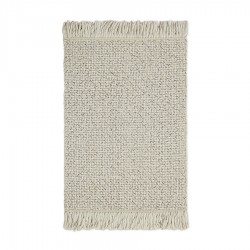 Ковер из переработанного пластика бежевого цвета из коллекции ethnic, 60х90 см