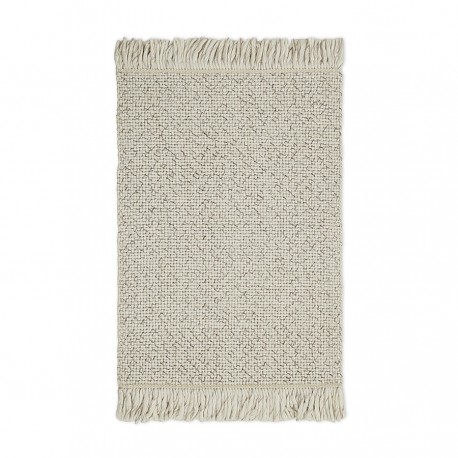 Ковер из переработанного пластика бежевого цвета из коллекции ethnic, 60х90 см