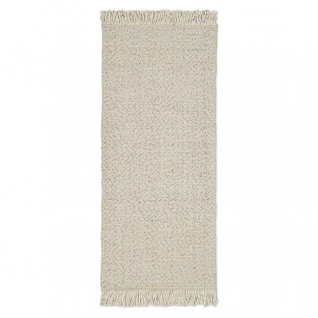 Ковер из переработанного пластика бежевого цвета из коллекции ethnic, 70х160 см