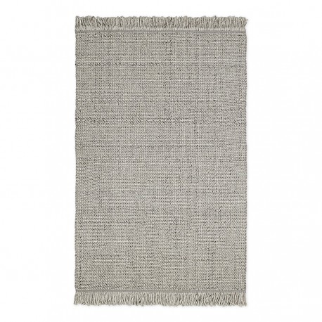 Ковер из переработанного пластика светло-серого цвета из коллекции ethnic, 120х180 см