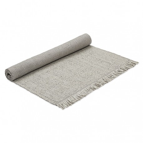 Ковер из переработанного пластика светло-серого цвета из коллекции ethnic, 120х180 см