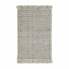 Ковер из переработанного пластика светло-серого цвета из коллекции ethnic, 60х90 см