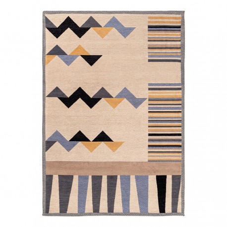 Ковер из хлопка по мотивам нанайских орнаментов из коллекции cultural heritage, 120х180 см