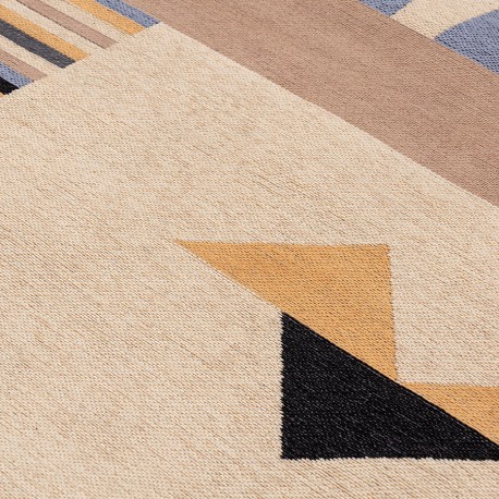 Ковер из хлопка по мотивам нанайских орнаментов из коллекции cultural heritage, 160х230 см