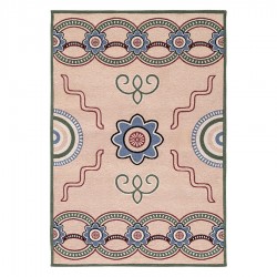 Ковер из хлопка по мотивам эвенских орнаментов из коллекции cultural heritage, 120х180 см