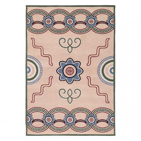 Ковер из хлопка по мотивам эвенских орнаментов из коллекции cultural heritage, 120х180 см