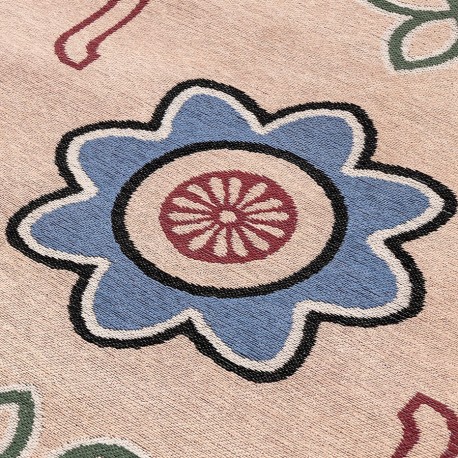 Ковер из хлопка по мотивам эвенских орнаментов из коллекции cultural heritage, 120х180 см