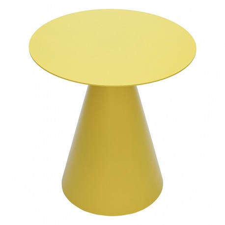Столик кофейный marius, D50 см, желтый