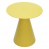 Столик кофейный marius, D50 см, желтый