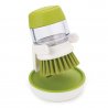 Щетка с дозатором моющего средства palm scrub™, зеленая
