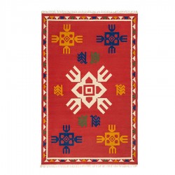 Ковер из шерсти по мотивам чувашских орнаментов из коллекции cultural heritage, 160х230 см