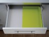 Органайзер для столовых приборов раздвижной drawerstore™, бело-зеленый