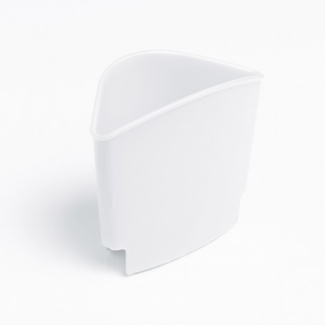 Сушилка для посуды sinkin, 28х14х35,5 см, белая, никель