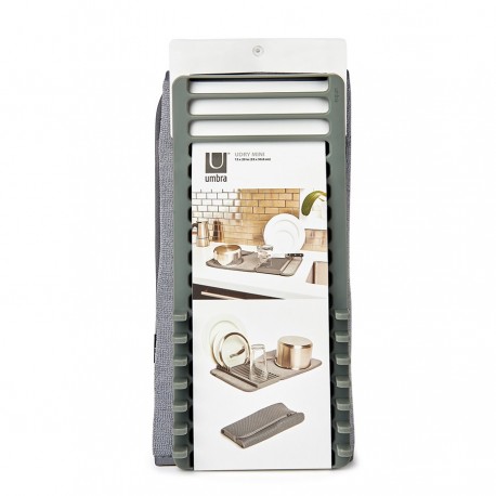 Коврик для сушки посуды udry, 33x50,8 см, темно-серый