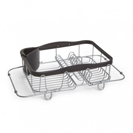 Сушилка для посуды sinkin, 28х14х47 см, черный, никель
