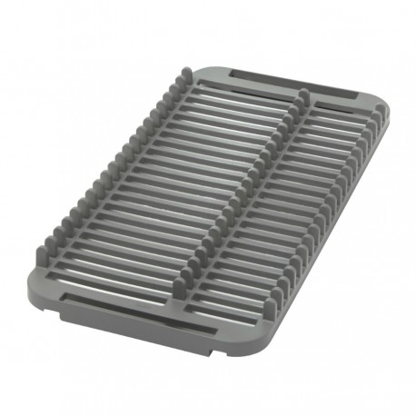 Коврик для сушки посуды с подставкой udry, 46х27,3х61 см, темно-серый