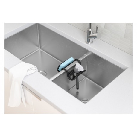 Органайзер для раковины с полкой caddy, черный