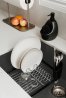 Сушилка для посуды sinkin, 28х14х35,5 см, черная, никель