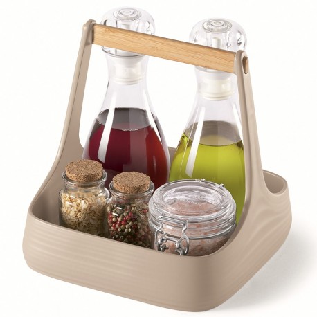 Органайзер настольный tierra, бежево-розовый