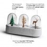 Набор емкостей для соли, перца, зубочисток с подставкой forest ecology
