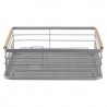 Сушилка для посуды granli, 43x30,5x14 см, серая