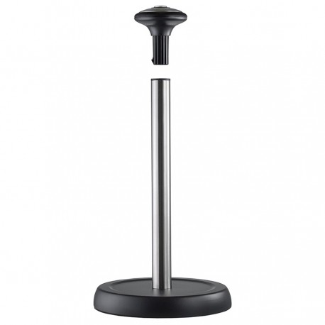 Держатель для бумажных полотенец mio, 19,5х37 см, черный/хром