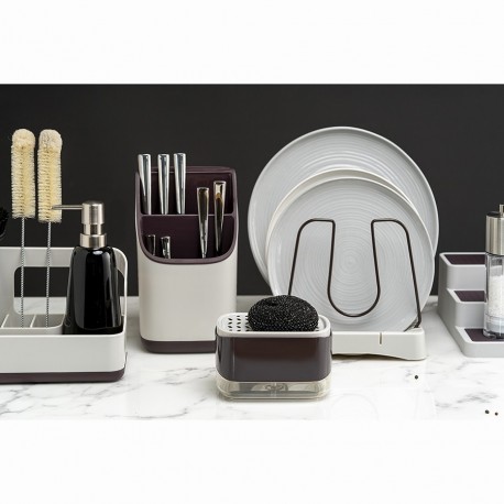 Органайзер для кухонных принадлежностей ronja, 23х13 см, светло-серый/темно-сливовый