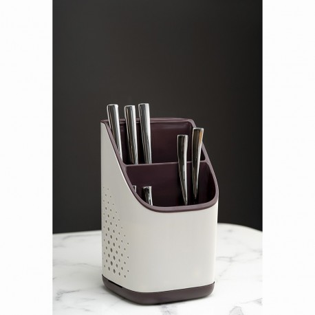 Органайзер для кухонных принадлежностей ronja, 23х13 см, светло-серый/темно-сливовый