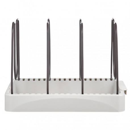 Органайзер для посуды ronja, 26,8х20,5 см, светло-серый/темно-сливовый