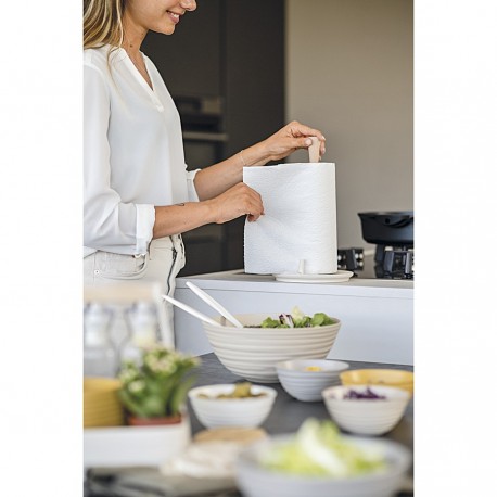 Держатель для бумажных полотенец tierra, 30,5 см, молочный