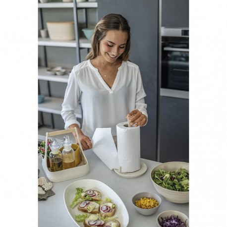 Держатель для бумажных полотенец tierra, 30,5 см, молочный