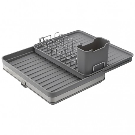 Сушилка для посуды atle раздвижная большая, серая