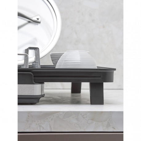 Сушилка для посуды atle раздвижная большая, черная