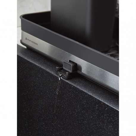 Сушилка для посуды atle раздвижная большая, черная