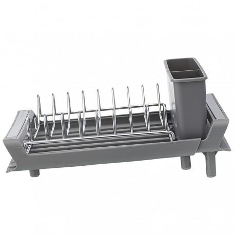 Сушилка для посуды atle раздвижная малая, серая