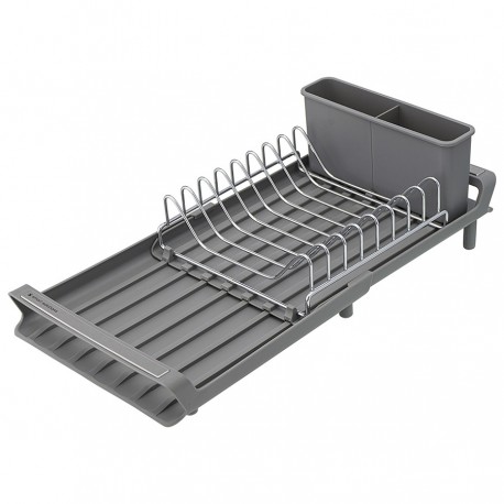 Сушилка для посуды atle раздвижная малая, серая