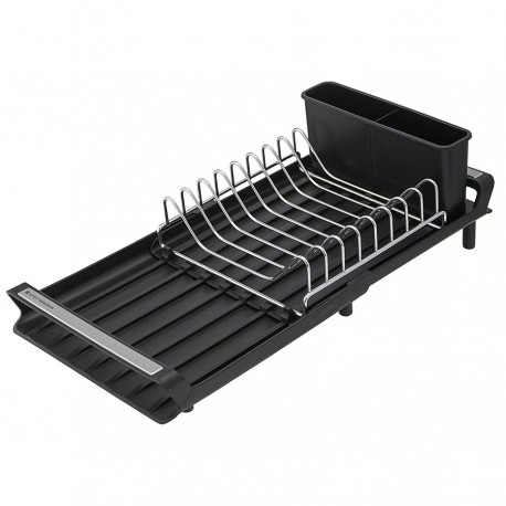 Сушилка для посуды atle раздвижная малая, черная