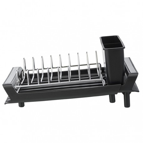 Сушилка для посуды atle раздвижная малая, черная