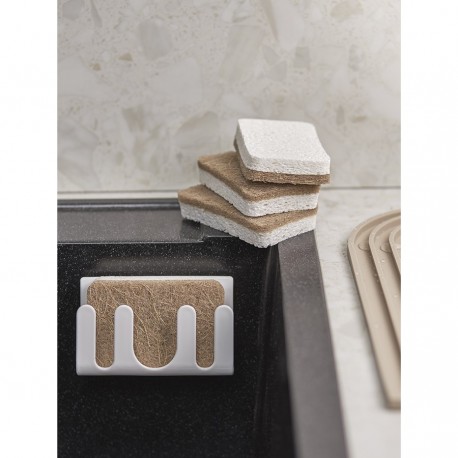 Держатель губки для мытья посуды jaw, белый