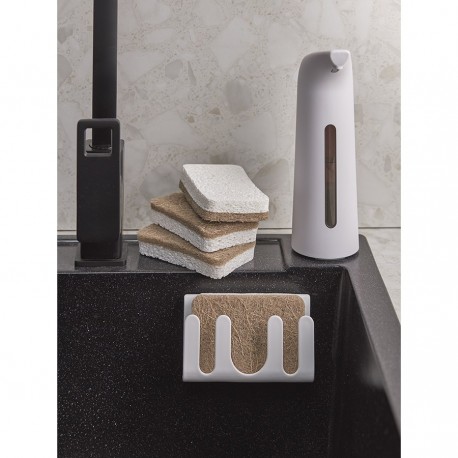 Держатель губки для мытья посуды jaw, белый